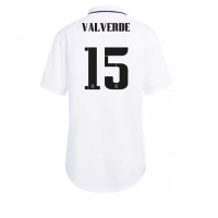 Real Madrid Federico Valverde #15 Hjemmebanetrøje Dame 2022-23 Kortærmet